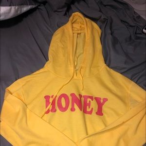 Honey long sleeve crop top